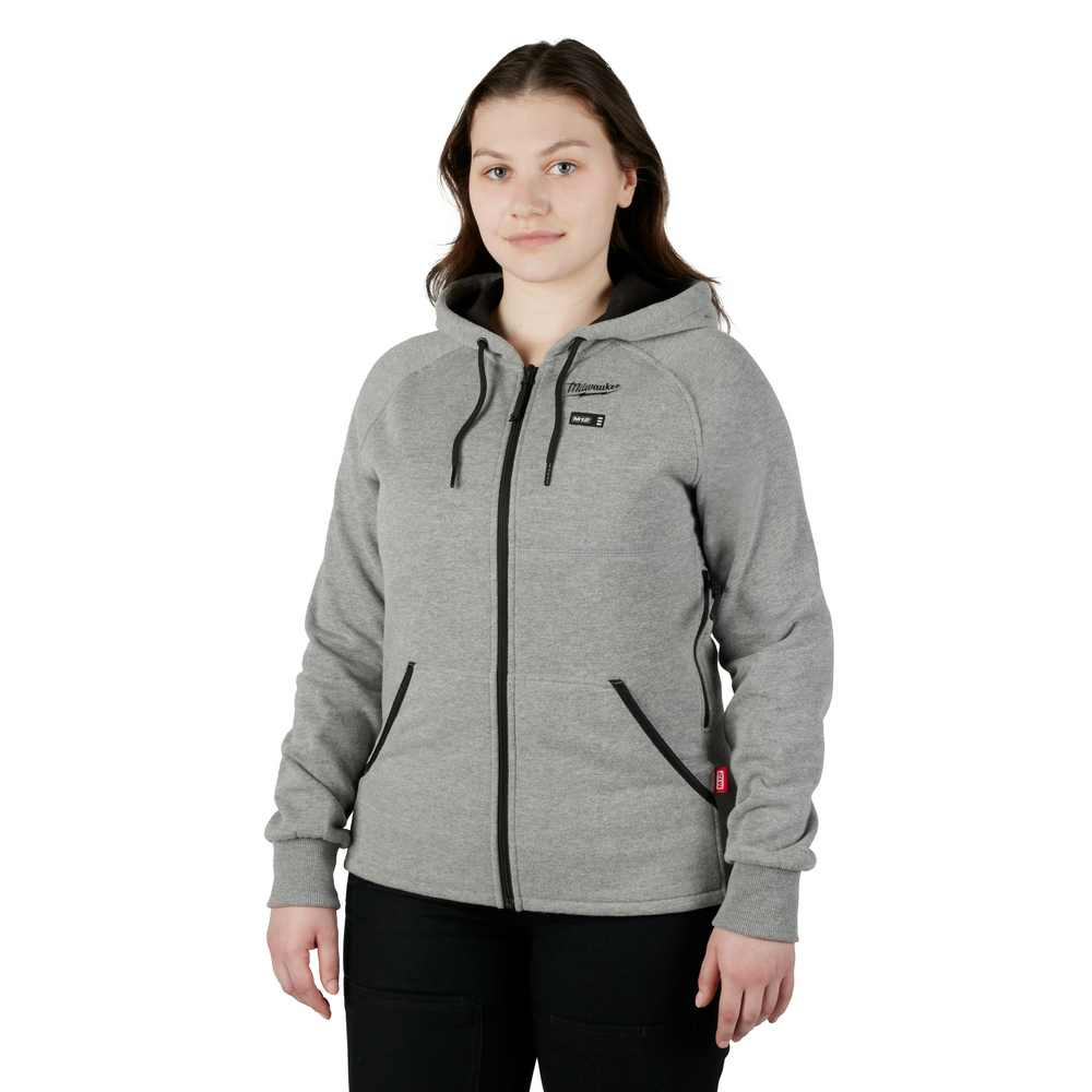 Milwaukee Tool 336G-21S Women's Heated Hoodie Kit Gray Small