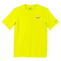 Milwaukee 414HV-XL Workskin Lightweight Performance Shirt - Short Sleeve - Hi Vis XL