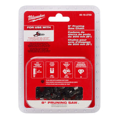 Milwaukee 49-16-2750 8 Pruning Saw Chain