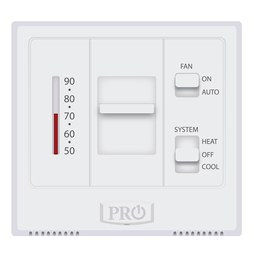 Modine 78304 Thermostat PRO1 T-501M 1H/1C Non-Programmable 50-90F