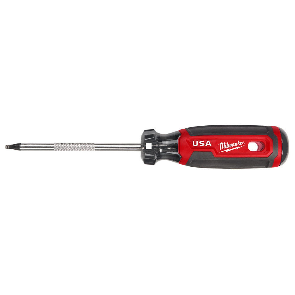 Milwaukee Tool MT218 Cushion Grip Screwdriver #2 Square 4 Inch