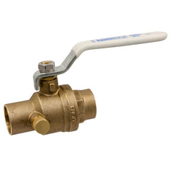 Nibco NJ999X8 SFP600AD-LF 3/4 in Forged Copper Alloy Full Port Female Solder 600# Ball Valve