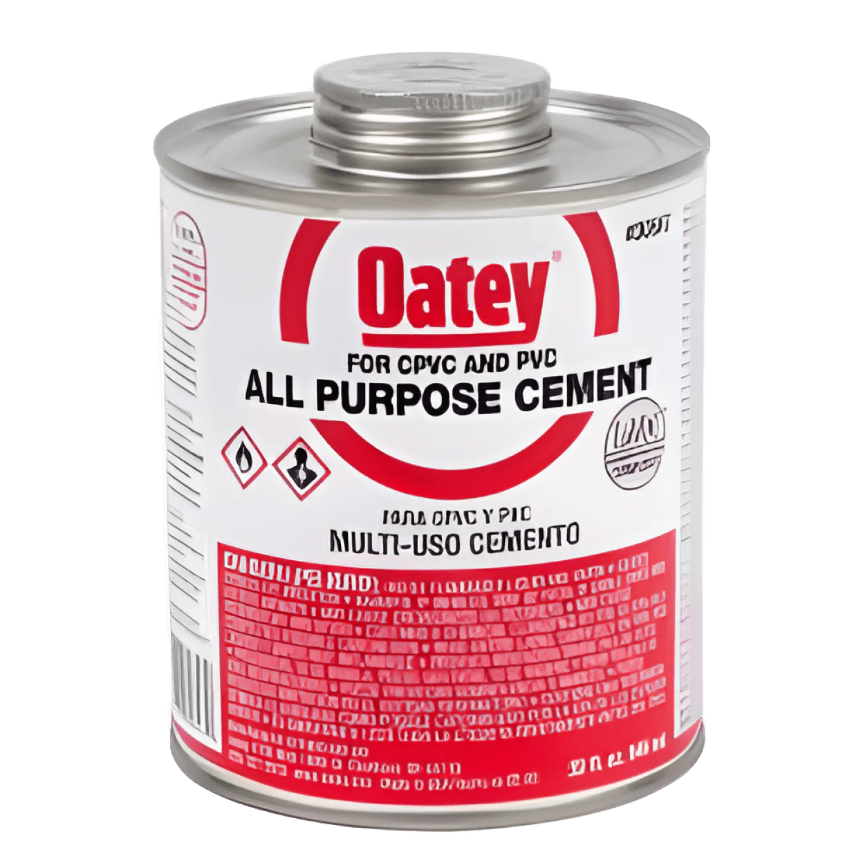 Oatey 30847 Solvent Cement Milky/Clear All Purpose Medium 32 Ounce Can