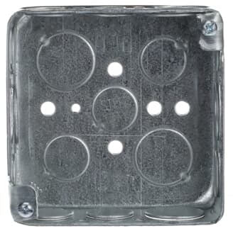 Steel City 521511/23/4 Square Outlet Box 4 Inch Drawn 1/2 & 3/4 KO's