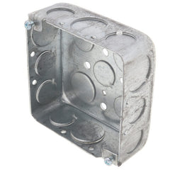 Steel City 521511/23/4 Square Outlet Box 4 Inch Drawn 1/2 & 3/4 KO's