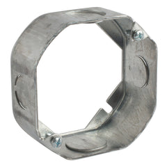 Steel City 55151-1/2&3/4 4 x 1-1/2 Inch Steel Octagon Box Extension Ring with 1/2 and 3/4 Inch Knockouts