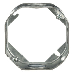 Steel City 55151-1/2&3/4 4 x 1-1/2 Inch Steel Octagon Box Extension Ring with 1/2 and 3/4 Inch Knockouts