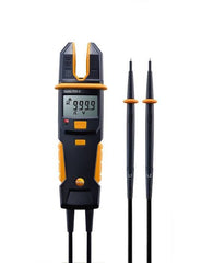 Testo 05907552 Current/Voltage Meter with 200 A AC, 1000 V AC/DC, Continuity & Phase Rotation Tester