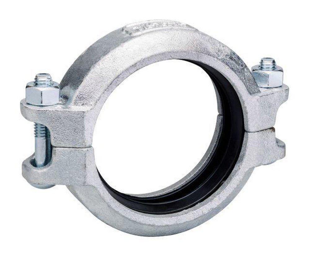 Victaulic L040075GE0 FireLock Style 75 4 in. Galvanized Grooved Coupling