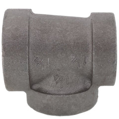 Ward 1DX1BX1B.BCT Black Cast Iron Reducing Tee 1-1/2 x 1-1/4 x 1-1/4 in