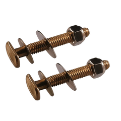 Approved Vendor CB12PR2 Closet Bolt With Nut And Washer 1/4 inch x 2-1/4 inch