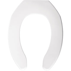 Bemis 1055SSC-000 Elongated Plastic Open Front Less Cover Toilet Seat