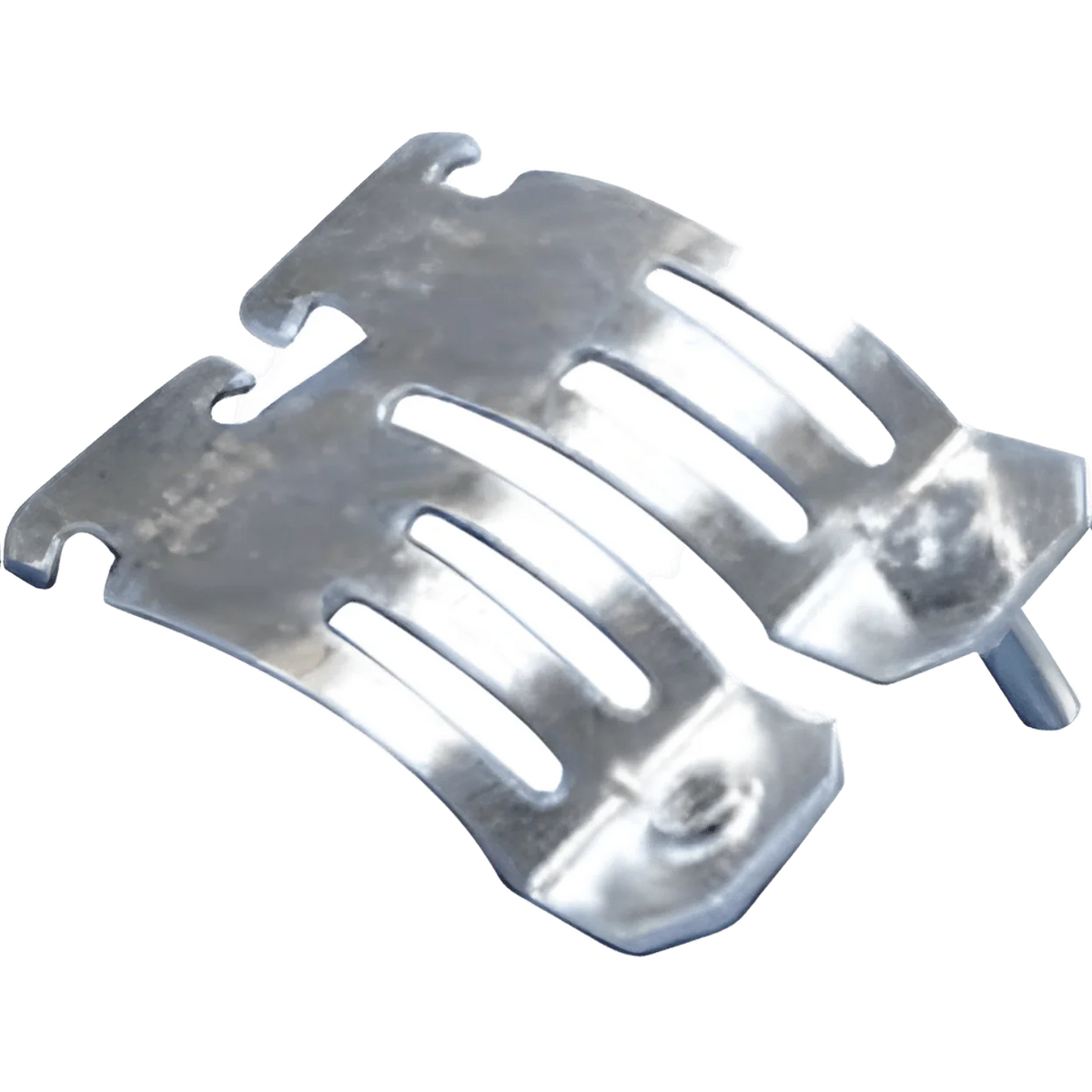 Approved Vendor RIGD0400EG Electrogalvanized Steel Rigid Single Piece Heavy-Duty Strut Clamp, 4 inch IPS x 11 ga