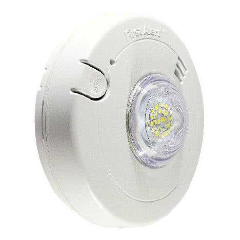 BRK 7020BSL(1038335) Hardwired 120V Smoke Alarm with LED Strobe and 10-Year Sealed Lithium Battery Backup