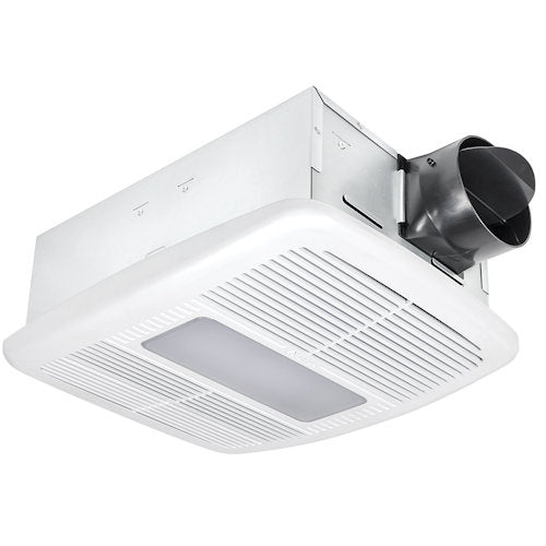 Delta Breez RAD80LED Exhaust Fan 80 CFM LED Dimmable Light with Heater