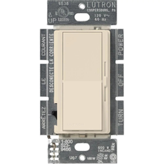 Lutron DVCL-253P-LA 600 W 120 Volt Light Almond 1-Pole/3-Way Incandescent/Halogen Dimmer