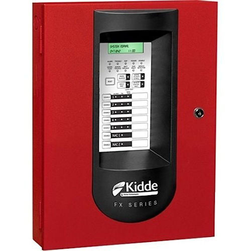 Edwards Signaling FX-5R Conventional Fire Alarm Control Panel, 5 Zone, 120V, Red