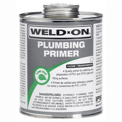 IPS Corporation 14031 Weld-On Low VOC Pipe Primer with Applicator Cap, 1 pt Can, Clear