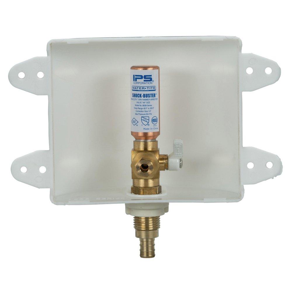 IPS Corporation 87980 Ice Maker Brass PEX Connection Supply Box