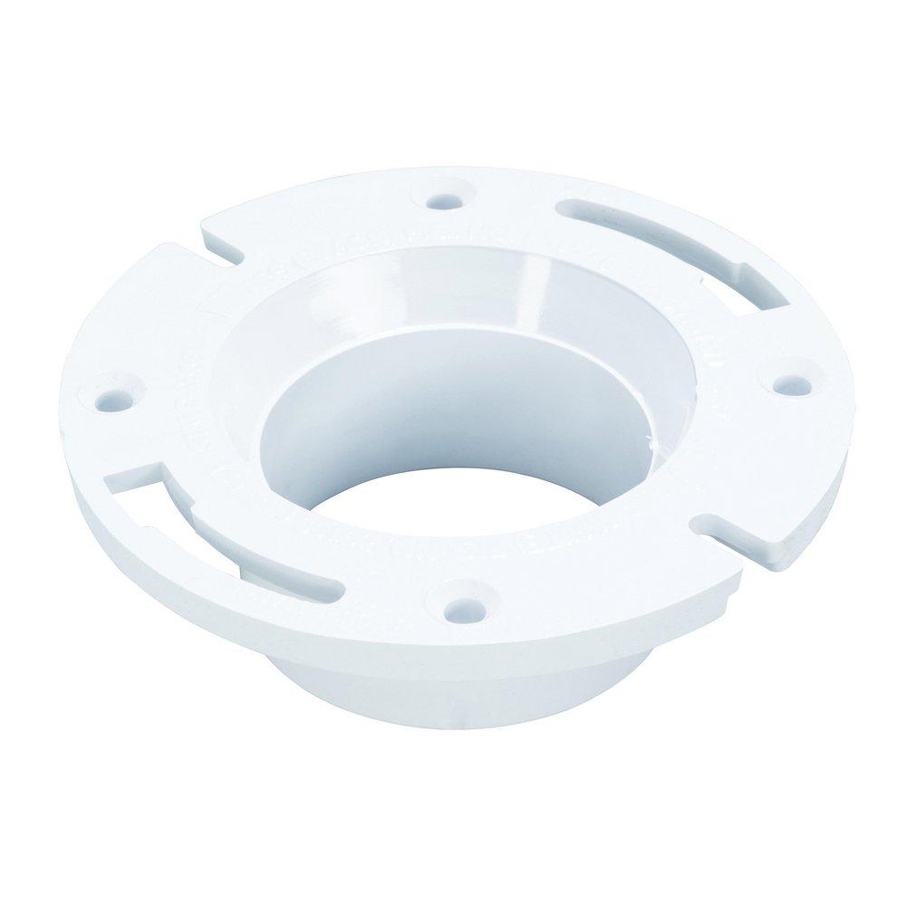 IPS Corporation 86150 4 x 3 in. PVC Flush Fitting Closet Flange