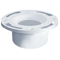 IPS Corporation 86150 4 x 3 in. PVC Flush Fitting Closet Flange