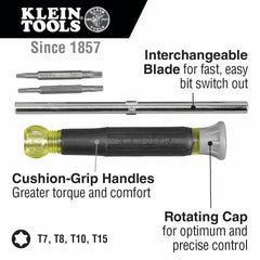 Klein 32585 4-in-1 Electronics Screwdriver, TORX