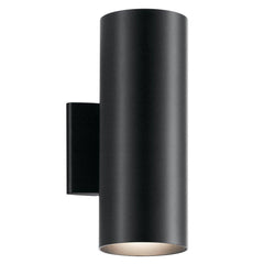 Kichler Lighting 9244BK Signature 65W 2-Light Medium E-26 Incandescent Outdoor Wall Sconce in Black