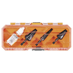 Klein Tools QRST3PC Premium All Purpose Quick Release Step Bit Kit, 3 Piece