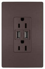 Legrand TM826USBDBCCV4 Pass & Seymour 15 Amp 125 Volt Duplex Receptacle