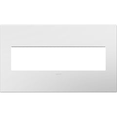 Legrand AWP4GWH4 Pass & Seymour AWP4G-WH4 4-Gang 2-Module Wall Plate Gloss White