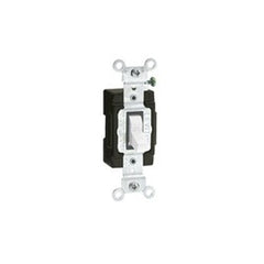 Leviton 5501-LHW Toggle Switch 15 Amp 120 Volt