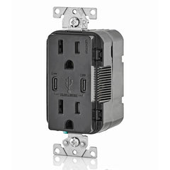 Leviton T5635-E EB 15A TR RECPT USB TYP