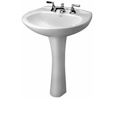 Mansfield Plumbing 293WH Mansfied Alto Vitreous China Sink Pedestal Only White