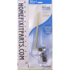 Mansfield Plumbing 40CH-P Mansfield Plastic Left Hand Trip Lever with Nut, Chrome Plated