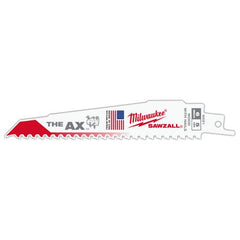 Milwaukee 48-00-8021 THE AX SAWZALL Blade 6 in 5 TPI 25PK