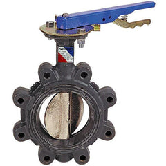 NIBCO NLG150H LD-2100 Series 4 in Ductile Iron Buna-N Locking Lever Handle Butterfly Valve