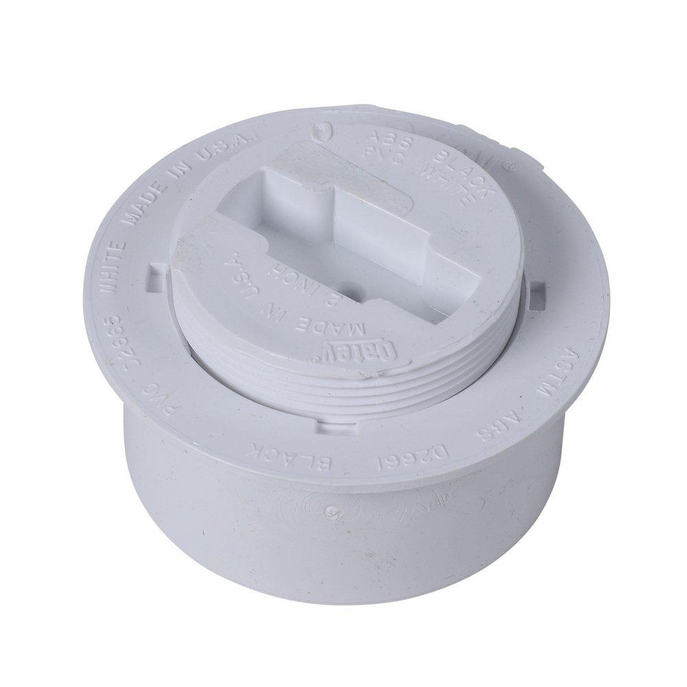 Oatey 43731 Cleanout Assembly Snap In PVC 3 Inch