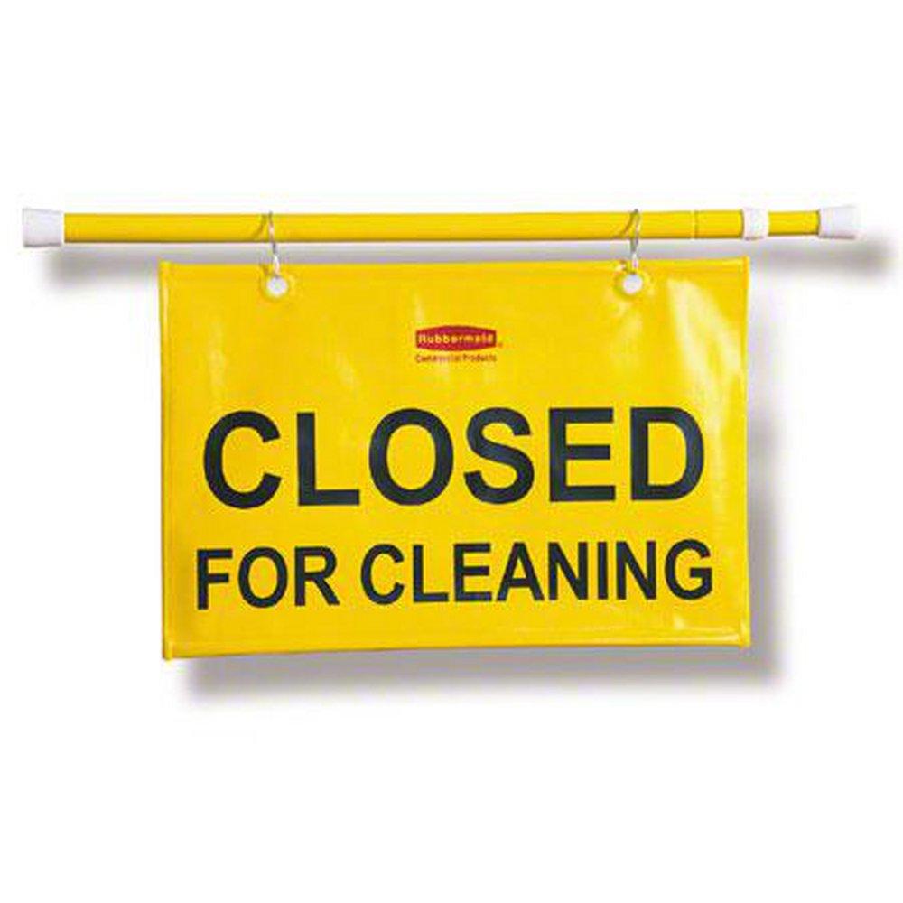 Rubbermaid FG9S1500YEL Safety Sign - Closed for Cleaning