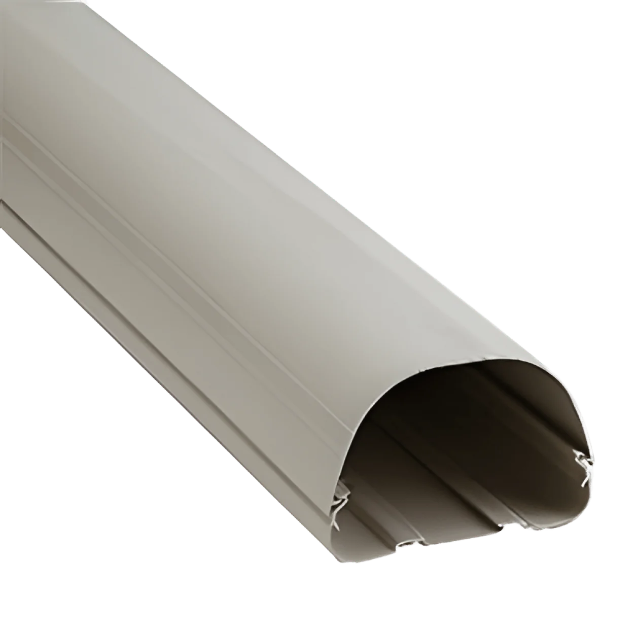 RectorSeal LD122I Fortress Rigid Polyvinyl Chloride Line Set Wall Duct Pipe, 4-1/2 inch x 8 ft