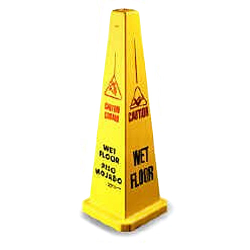 Rubbermaid FG627677YEL Caution Wet Floor Cone 36 Replacement MPN