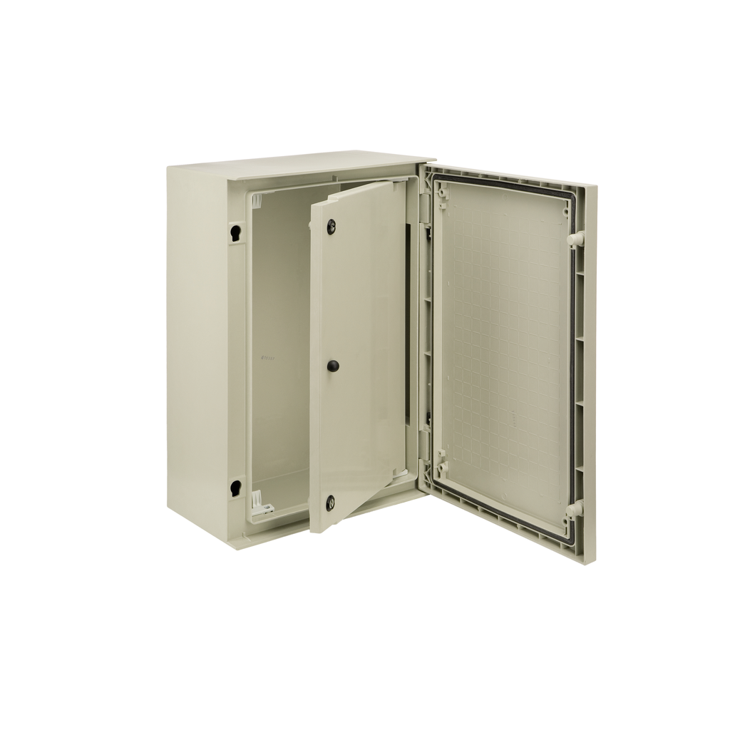 Schneider Electric NSYPAP54G SQD NSYPAP54G reversible internal door polyester 2 locks grid pattern for PLM54