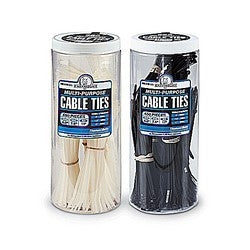 Thomas & Betts 90650IUV Cable Tie Assortment Jar 300 4 Inch 300 7.5 Inch 50 11.1 Inch UV Black All-nylon