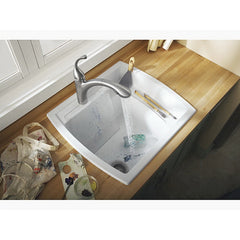 Sterling 995-0 Utility Sink Self-Rimming 25 in L x 22 in W x 13 in H