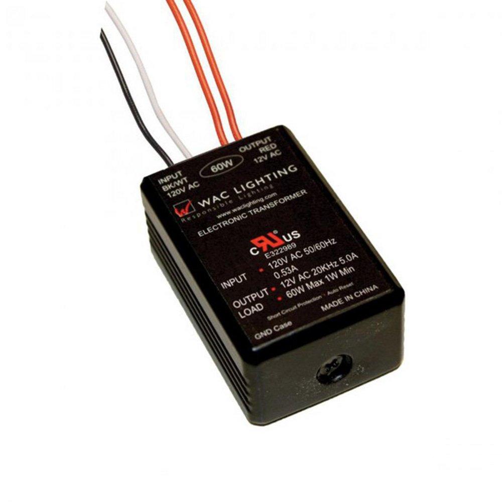 WAC Lighting EN-1260-R-AR 120 Volt Input 12 Volt Output 60 Watt Electronic Transformer