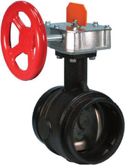 Victaulic V060707900 FireLock Style 707C 6 in Ductile Iron Grooved EPDM Seat Hand Wheel Butterfly Valve