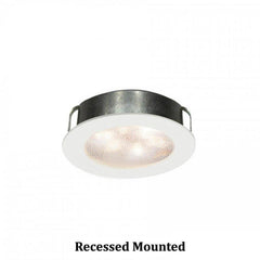 WAC Lighting HR-LED87-WT LEDme Round Button Light 3000K - White