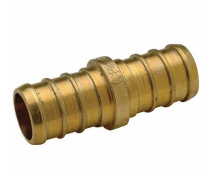 Zurn QQC85GX XL Brass Coupling - 2 Barb X 1 Barb