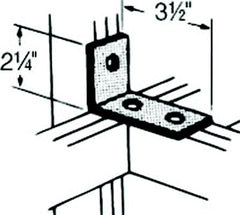 3M 73225 1-1/4 x 3-1/2 90 Degree Angle