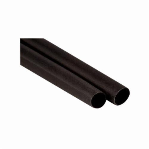 3M 7000132153 ITCSN Adhesive Lined Direct Bury Heat Shrink Cable Sleeve, 0.8 in ID Expanded, 1/5 in ID Recovered, 6 in L, Cross Linked Polyolefin, Black