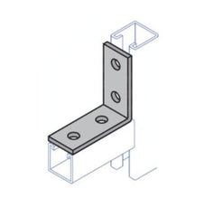 3M 73240 4-Hole Electro Galvanized Corner Angle 25 PK